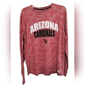 M348)MSX by Michael Strahan Men's Red Arizona Cardinal Camo Long Sleeve Tee XL